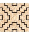 Carrelage imitation bois aggloméré décoré noir mat, décor, 59.3x59.3cm rectifié, R10, V seriaki naturel nero