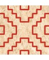 Carrelage imitation bois aggloméré décoré rouge mat, décor, 59.3x59.3cm rectifié, R10, V seriaki naturel rojo