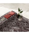 Carrelage imitation marbre rouge poli brillant, faible épaisseur 6mm, 75x75cm et 75x150cm sol et mur ariosrosso imperiale