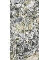 Carrelage imitation marbre gris poli brillant, faible épaisseur 6mm, 75x75cm et 75x150cm sol et mur ariosluxury white