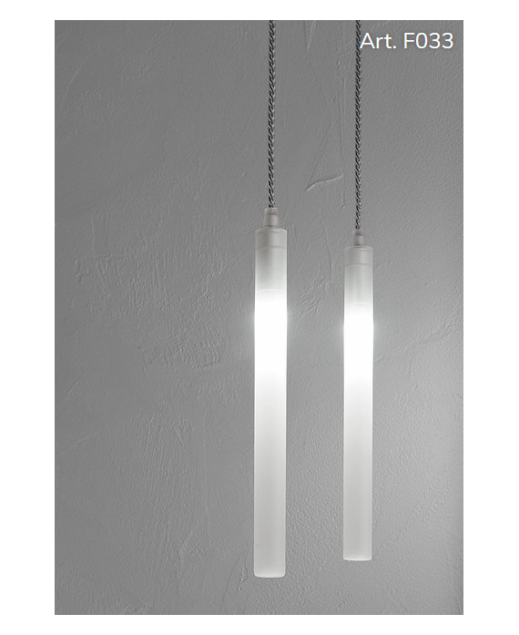 Eclairage de miroir de salle de bain contemporain lampe suspendue comp tubino F033