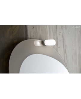 Eclairage de miroir de salle de bain contemporain lampe fixée sur miroir comp lumen 5939