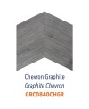 Carrelage imitation bois gris foncé point de hongrie 8x40cm epaisseur 9mm D chevron graphite