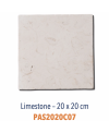 Carreau marbre ivoire limestone 10x10cm, 15x15cm, 20x20cm épaisseur 10mm dif