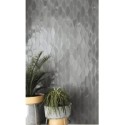 Carrelage hexagonal gris brillant dénuancé 10x20cm pour le mur apeharlequin grey mix