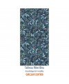 Carrelage décor imitation feuille bleue en grès cérame émaillé 60x120cm rectifié diff reve bleu