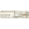 Carrelage vieux parquet bois peint en blanc, sol et mur, rectangulaire, 15x120cm rectifié, Santablend naturel