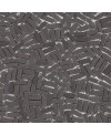 Mosaique rectangle taupe foncé mat sol et mur en grès cérame pleine masse jointé gris clair sur trame 315x320mm M+saico smoke