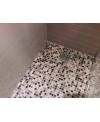 Emaux de verre mat couleurs mélangées piscine mosaique salle de bain urban coffee 2.5x2.5 cm