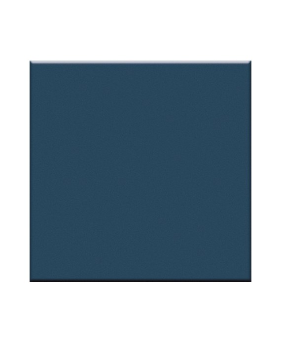 Mosaique bleu petrole mat sol et mur salle de bain cuisine 5X5X0.7 cm sur trame VOG petrolio