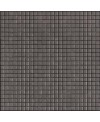 Mosaique 1.2x1.2cm et 2.5x2.5cm mur et sol gris foncé mat apseta fumo sur trame 30x30cm