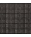 Mosaique 1.2x1.2cm et 2.5x2.5cm sol et mur noir mat apseta carbon sur trame 30x30cm