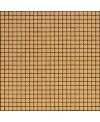Mosaique jaune mat 1.2x1.2cm et 2.5x2.5cm en grès cérame émaillé apseta giallarancio sur trame 30x30cm