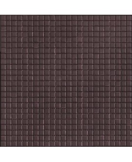 Mosaique 1.2x1.2cm et 2.5x2.5cm mur et sol marron rouge mat grès cérame apseta mélanzana sur trame 30x30cm