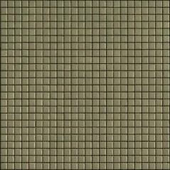 Mosaique sol et mur 1.2x1.2cm et2.5x2.5cm vert mat grès cérame émaillé apseta olive sur trame 30x30cm