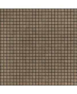 Mosaique taupe mat 2.5x2.5cm et 1.2x1.2cm apseta bruno sur trame 30x30cm