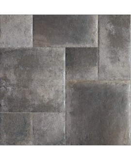 Carrelage imitation pierre grise, sol et mur, grès cérame émaillé 50x50, 25x50, 25x25cm pasicmenphis marengo