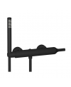 Mitigeur douche externe mural avec douchette: chromé, blanc mat, noir mat, or, or brossé, or rose, nickel brossé IB BI350