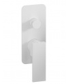 Mitigeur douche mural 2 voies avec inverseur: chromé, nickel brossé, or, or brossé,or rose, noir mat, blanc mat RU310