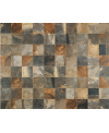 Carrelage imitation ardoise multicolore: 45.3x75.8, 45.3x45.3, 30x60.5, 30x30cm, Edimslaty multicolore R10 A+B