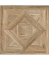 Carrelage imitation panneau bois géométrique foncé marron, sol et mur 90x90cm rectifié, santaricordi glam2