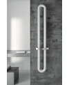 Sèche-serviette radiateur eau chaude design Antubone V vertical rose mat hauteur 150cm