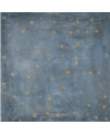 Carrelage imitation décor vieux béton bleu mat étoile or rectifié 60x120cm, 120x120cm refaffrescati giotto