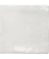 Carrelage effet zellige marocain blanc brillant nuancé fait main 10x10cm et 6.5x20cm apeseville snow