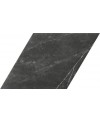 Carrelage damier losange imitation marbre noir et blanc mat 70x40cm diamond realcalatta marquina base