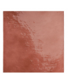 Carrelage rouge brillant, 36x36cm ou 18x18cm en grès cérame émaillé natucmare barcelona