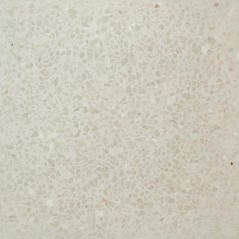 Carrelage ciment terrazzo véritable granito brillant ou mat CARPP21 40x40x1.2cm fond blanc