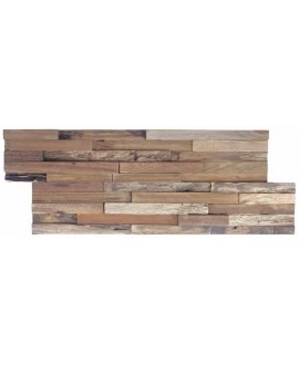 Parement bois exotique 20x49.5cm rustic1 mox vendu au m2