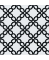 Carrelage imitation carreau ciment terrasse de piscine décor noir et blanc antidérapant R11 20x20cm estix évoque charm
