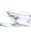 Carrelage imitation marbre poli brillant rectifié, Géoxcrash bleu 60x60cm, 60x120cm et 120x120cm