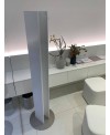 Sèche-serviette radiateur électrique blanc brillant salle de bain contemporain 170x14.1cm antxtower