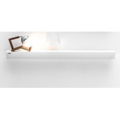 Sèche-serviette radiateur électrique design en forme de Té, salle de bain, AntxT1M blanc brillant