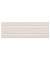 Carrelage décor parement bois blanc mat baguette en relief, 30x90cm rectifiée , Porce9544 nordica