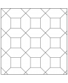 Carrelage imitation parquet naturel sol et mur hexagonal 10x20cm arrow et carré 10x10cm taco natucfez camel