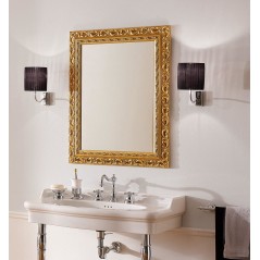 Miroir imperio de style ancien rectangulairel avec cadre argent ou doré 70x90cm 5335 et 70x120cm 5336 scaxcastellana