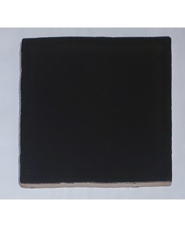 Carrelage effet zellige marocain fait main noir mat 15x15, 13x13, 7.5x15, 7.5x30cm estix
