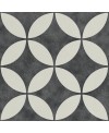 Carrelage imitation carreau ciment beige et noir 15x15x0.9cm dans la cuisine R10 apeenya coa
