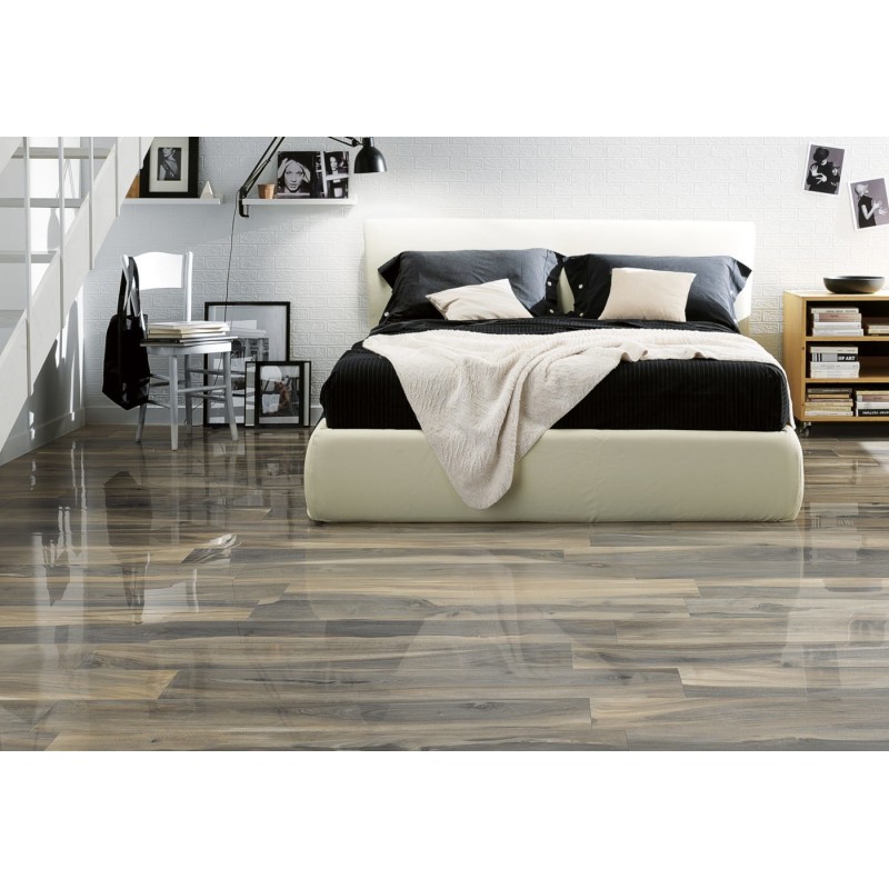 Carrelage parquet bois noisette 20x120cm mat et brillant, chevron et point de hongrie mat, rectifié lafxkauri fiordland