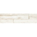 Carrelage vieux parquet bois peint en blanc, chambre, sol et mur, 15X120cm, rectifié, Santablend blanc