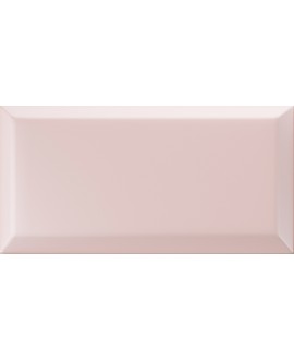 carrelage bisauté métro mat rosa 10X20 cm