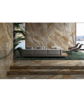 Carrelage imitation marbre ardoise poli brillant rectifié 60x60cm, 75x75cm, 75x150cm refwing