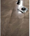 Carrelage imitation marbre marron veiné poli brillant rectifié 60x60cm, 75x75cm, 75x150cm refxpulpis