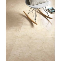 Carrelage imitation marbre beige veiné mat rectifié 60x60cm, 75x75cm, 75x150cm refxmarfil soft