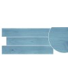 Carrelage effet parquet bois bleu ,sol et mur, cuisine, 20x120cm épaisseur 10mm, savsmeralda blu
