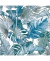 Carrelage décor brillant épaisseur 8.5mm, mur, foret bleue 25x75cm savbotanical blue forest