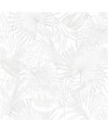Carrelage décor brillant épaisseur 8.5mm, mur, feuille blanc 25x75cm savbotanical essentiel